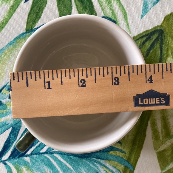 Large Hot Soup Mug Made in ENGLAND Pottery Mug Dark Green - Picture 9 of 10